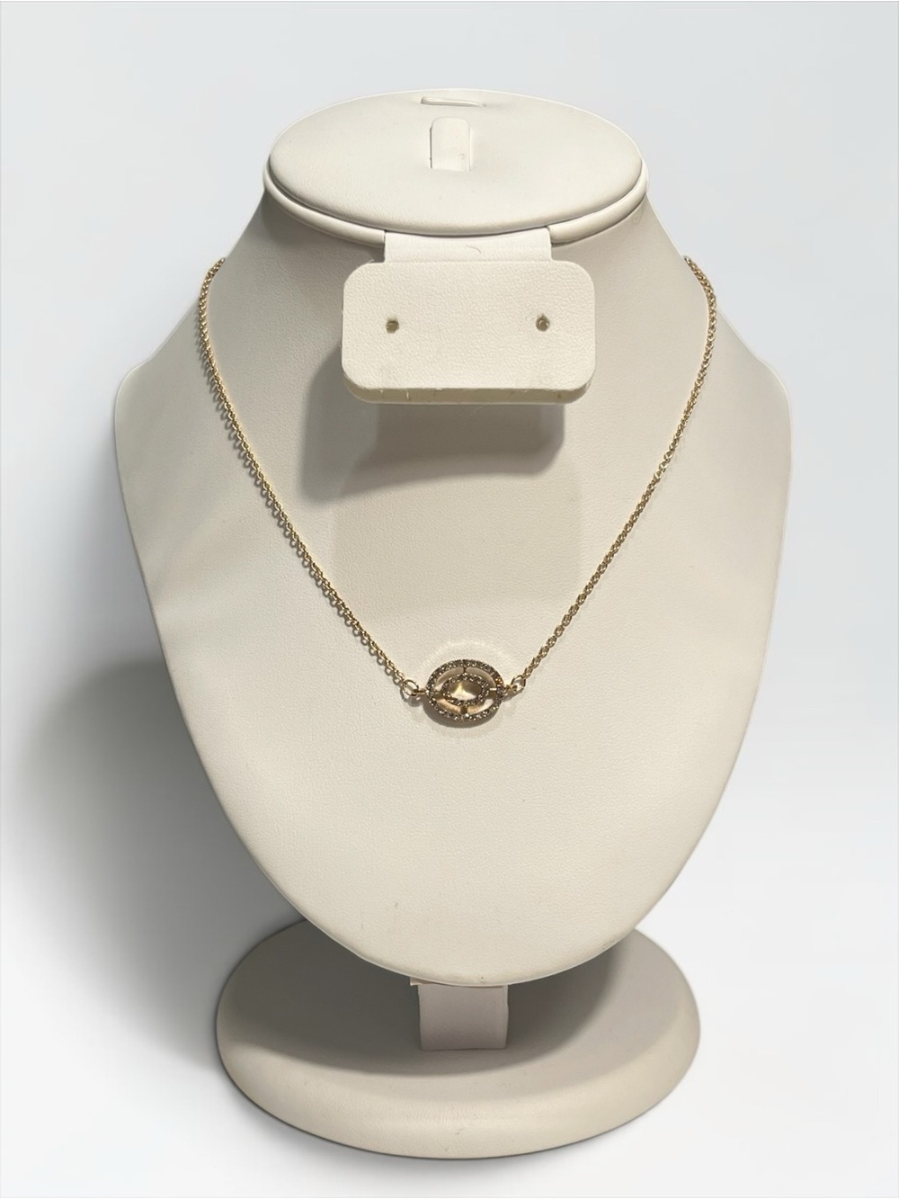 🍭5 for $20🍭 Gold Tone Crystal Pendant Necklace CC X